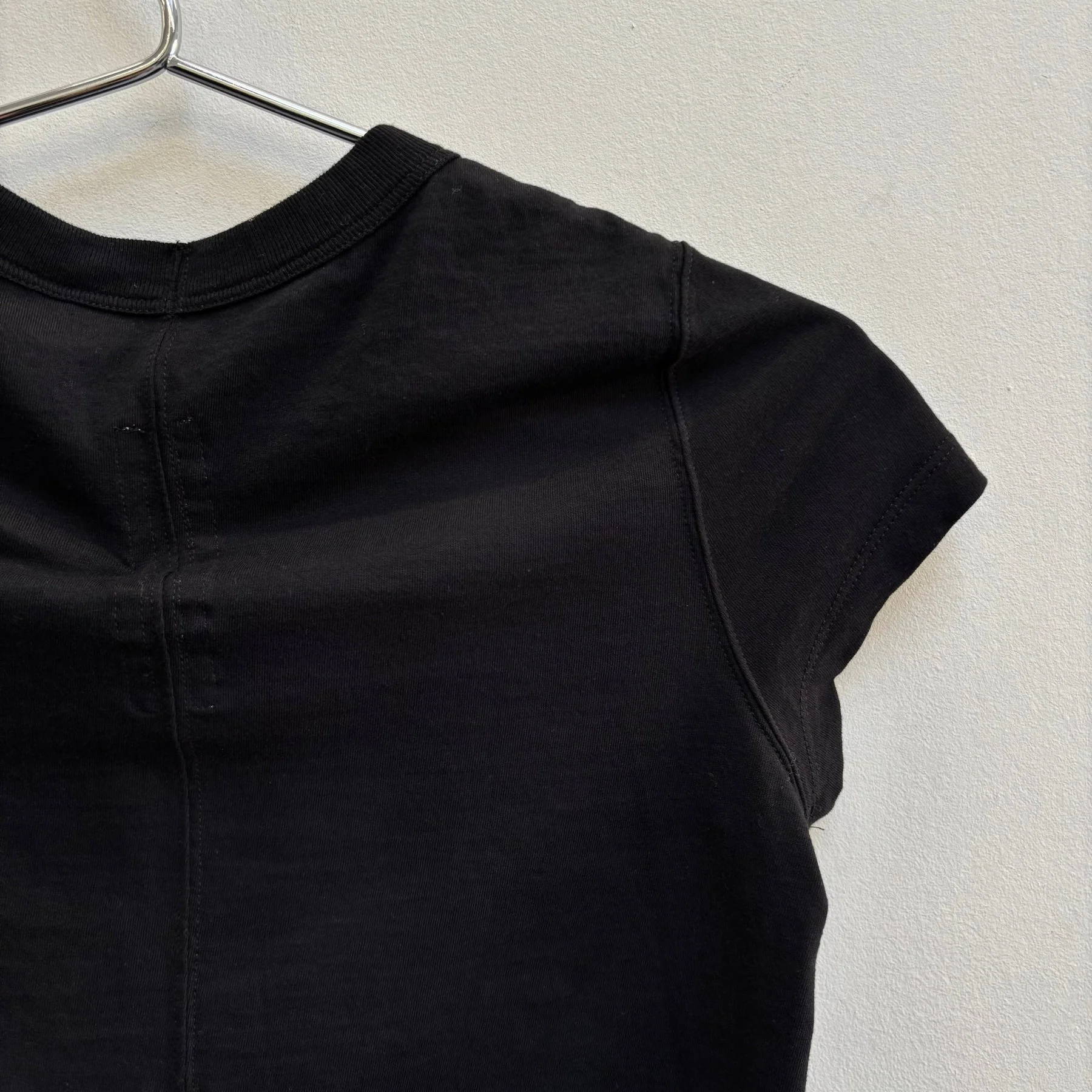 SS23 Rick Owens ‘EDFU’ Cropped Level T-Shirt - Image 6