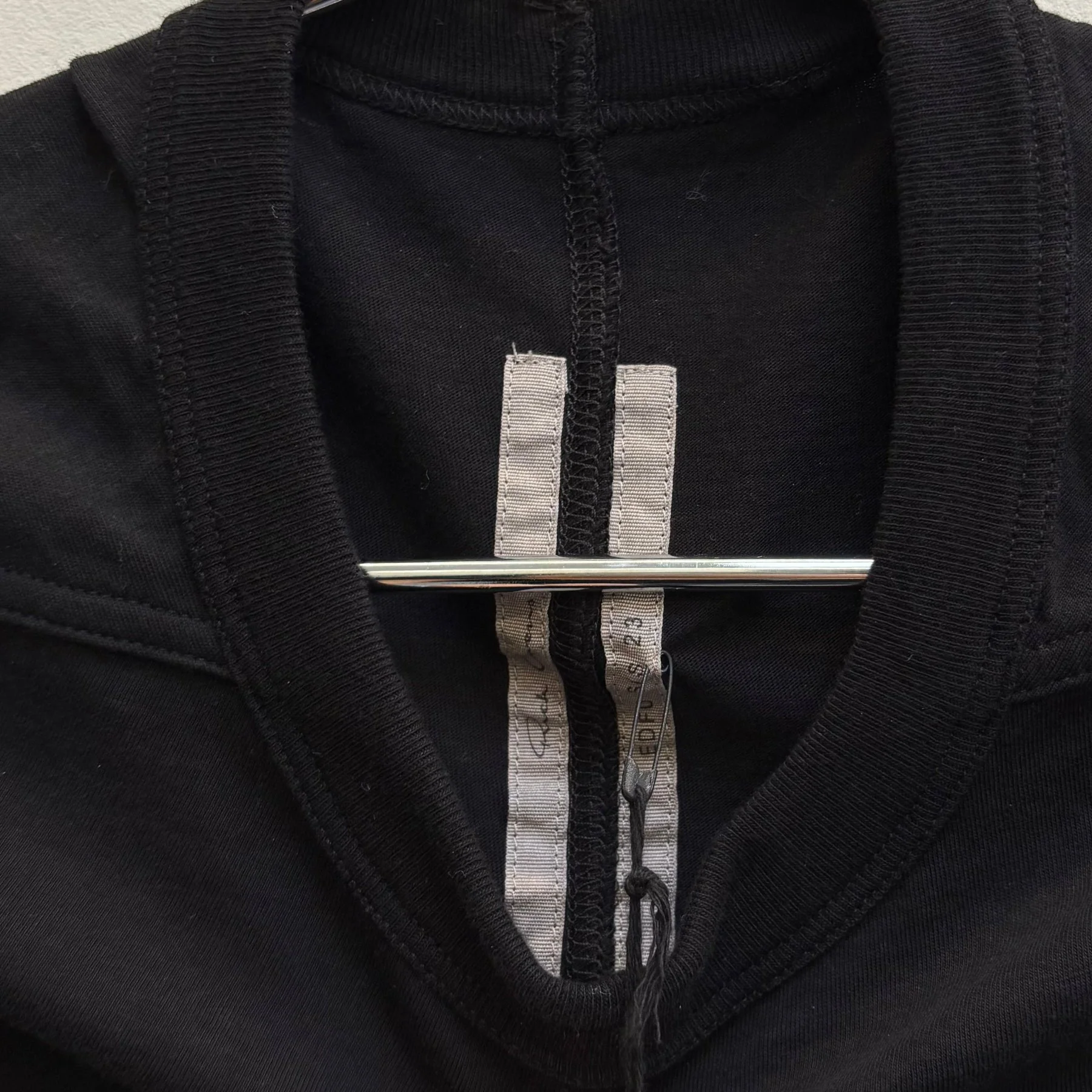 SS23 Rick Owens ‘EDFU’ Cropped Level T-Shirt - Image 8