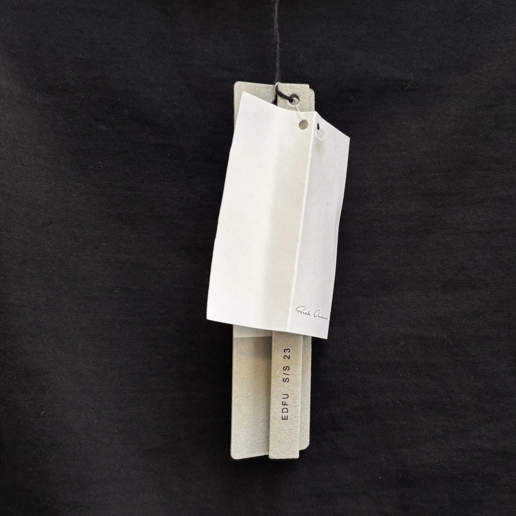 SS23 Rick Owens ‘EDFU’ Cropped Level T-Shirt - Image 9