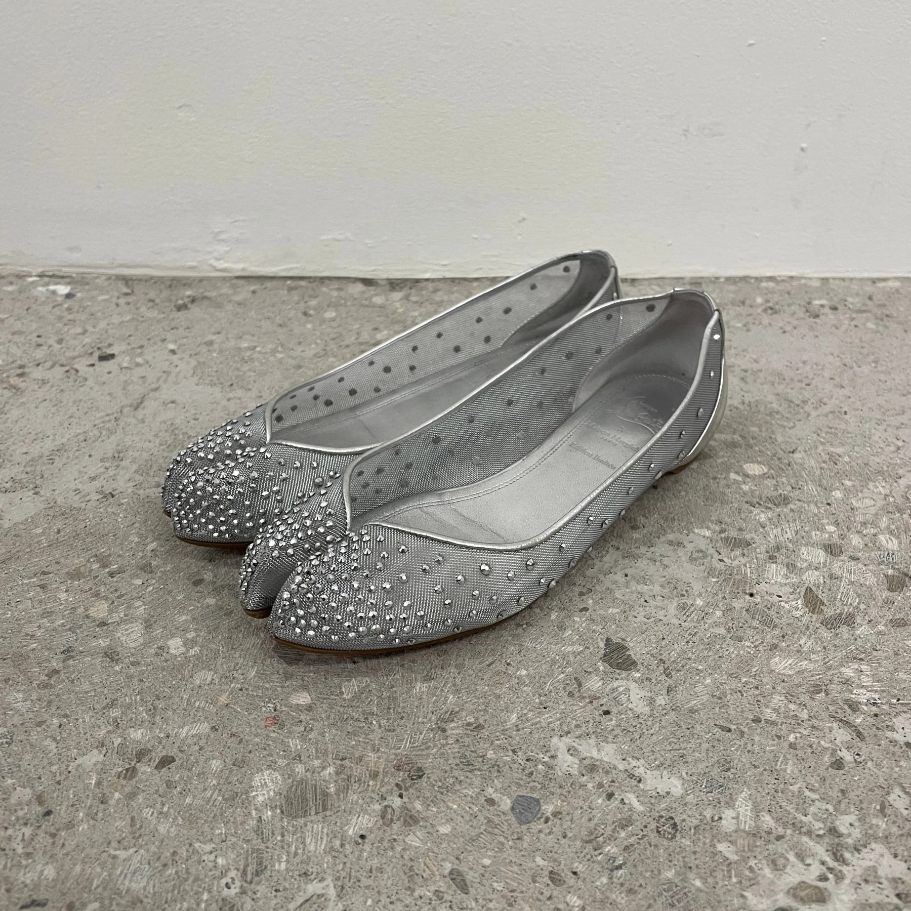 SS25 Christian Louboutin x Maison Margiela “Marlougelia Strass” Ballet Flats - Image 2