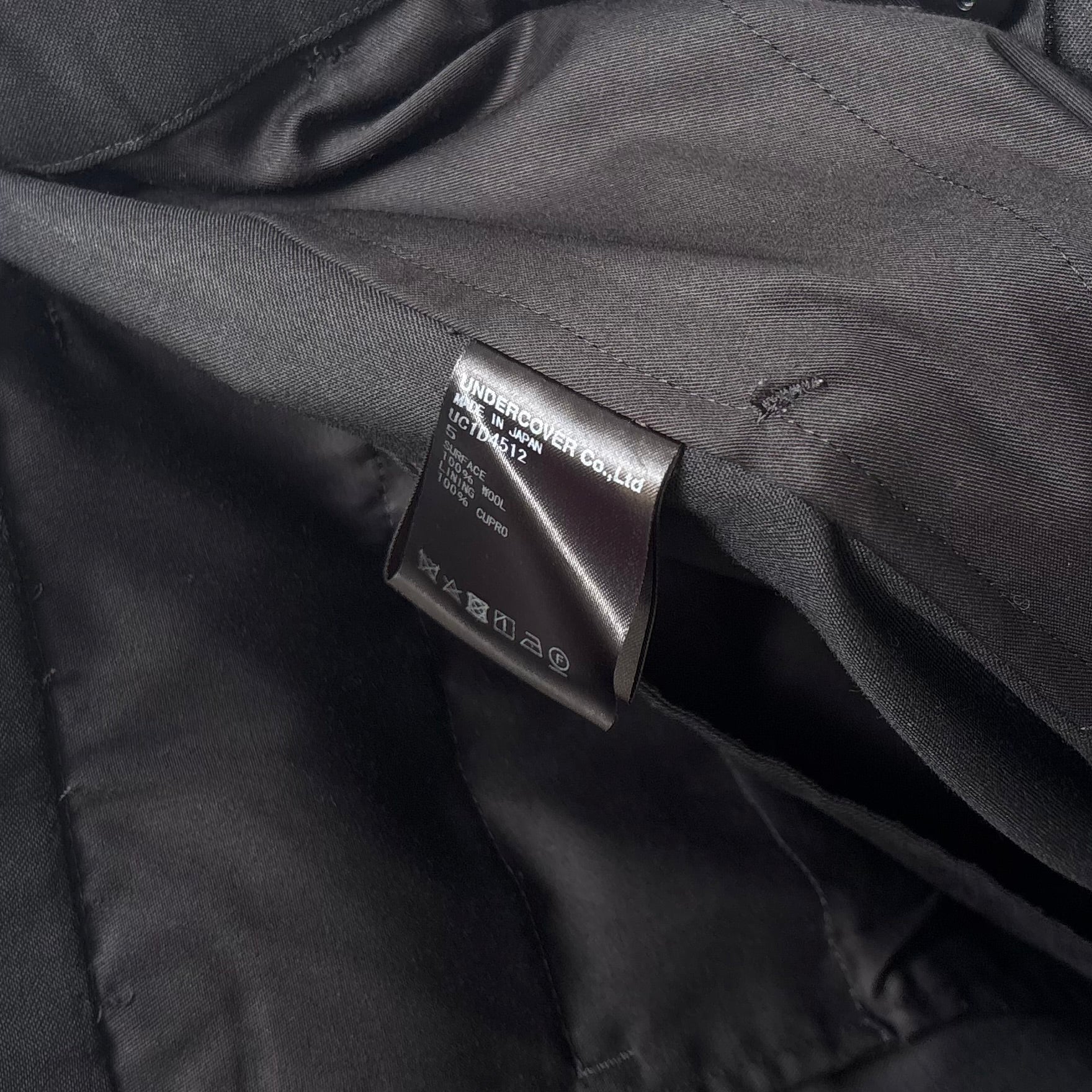 SS25 Undercover "Chaos And Balance" Black Pants - Image 15
