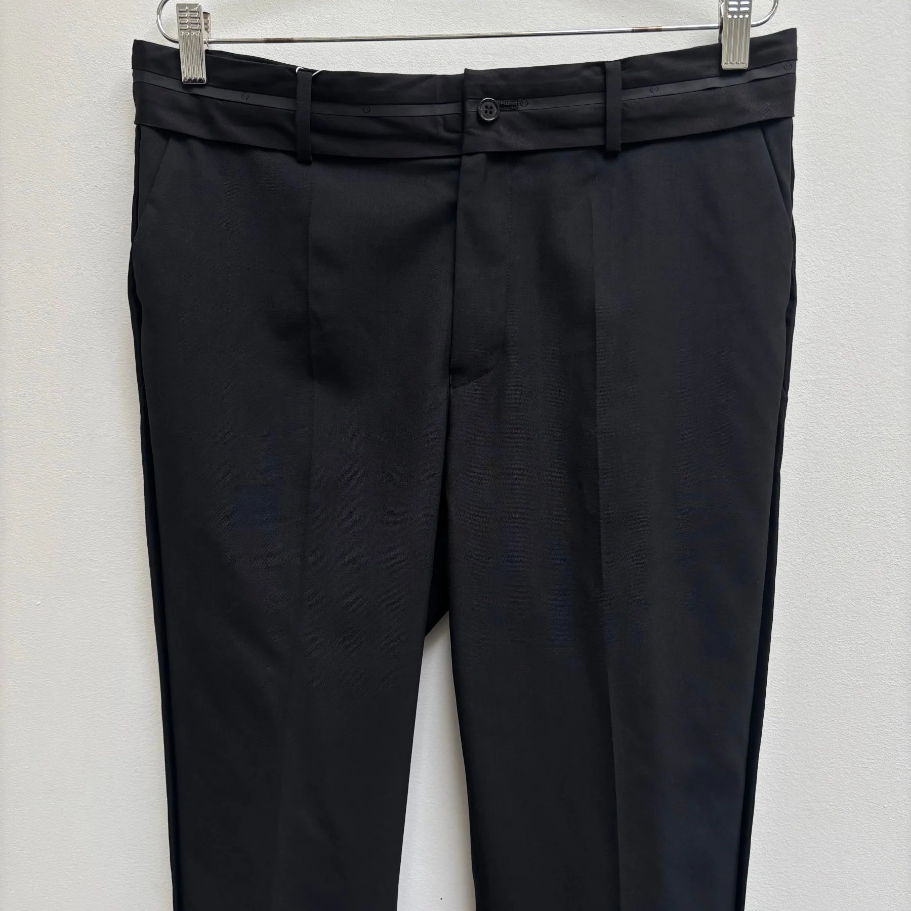 SS25 Undercover "Chaos And Balance" Black Pants - Image 3