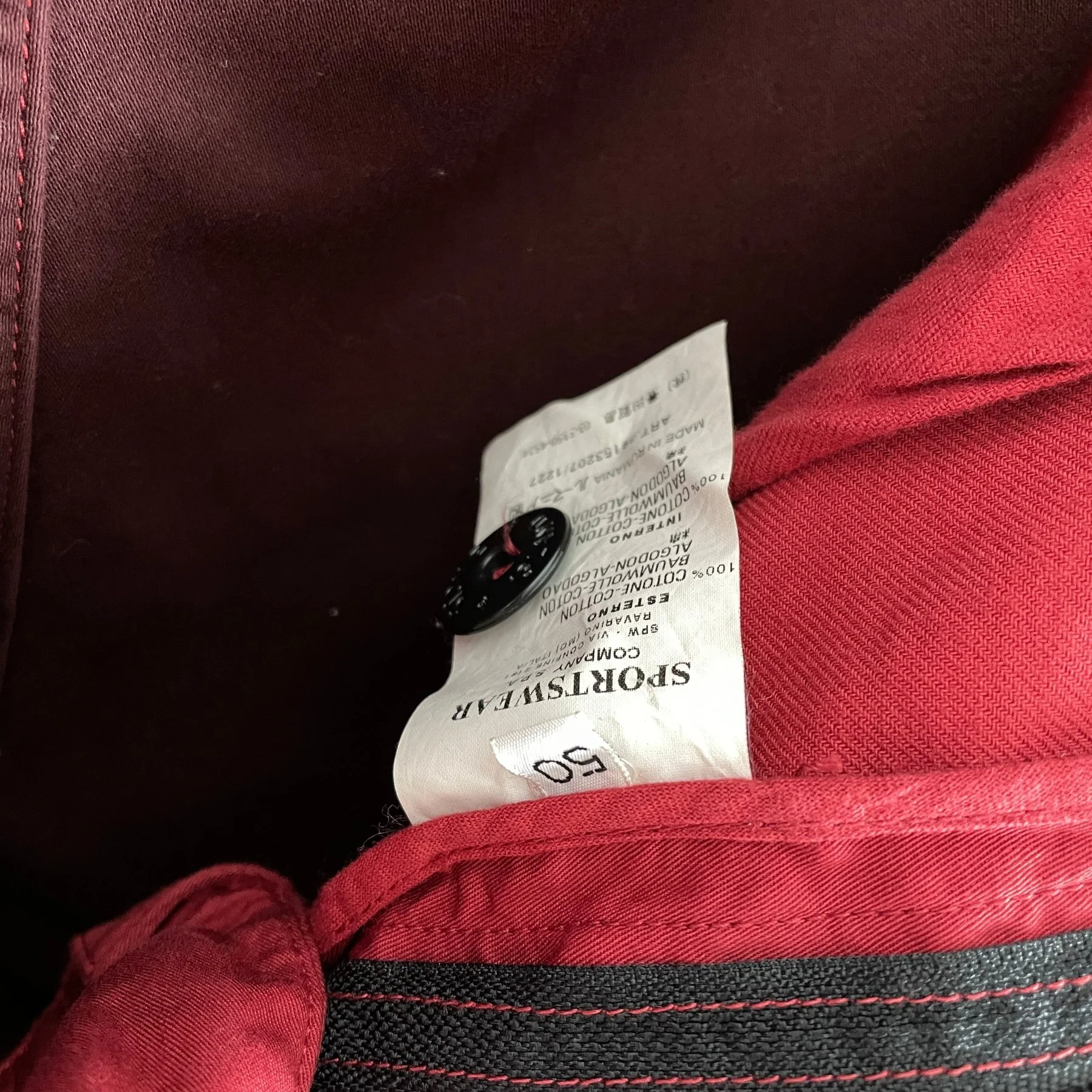 Stone Island Lined Military Cargo Pants - Image 9