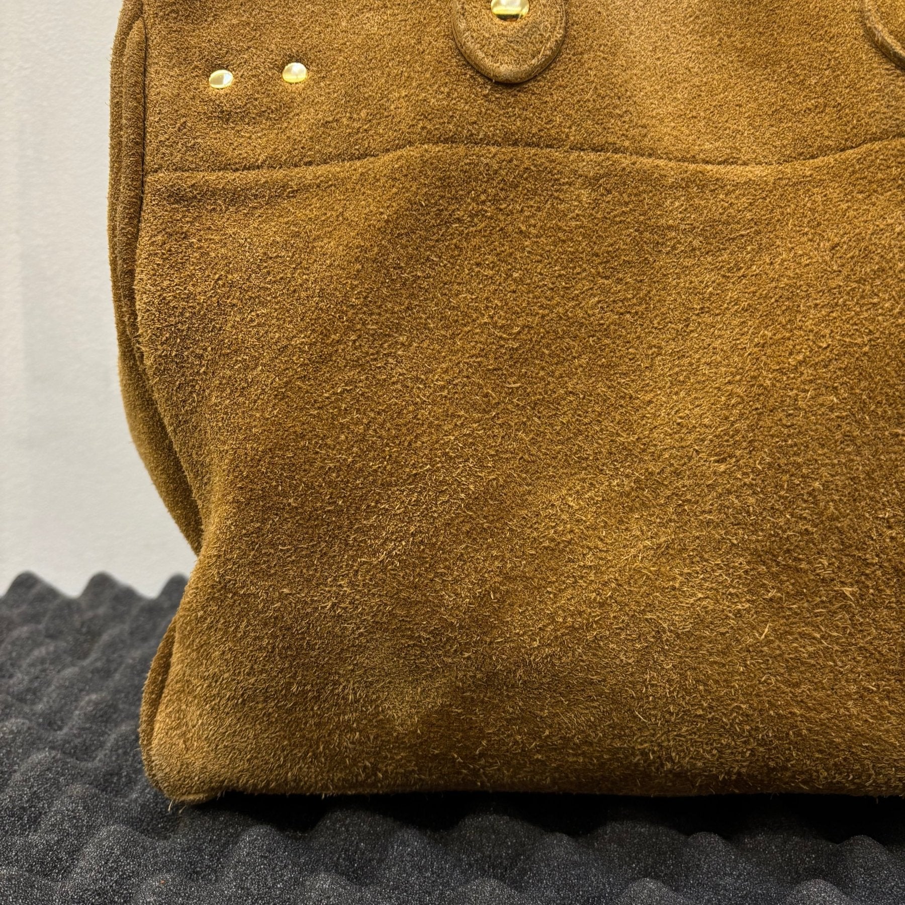 Sita Parantica Suede Leather Firkin Handbag - Image 7