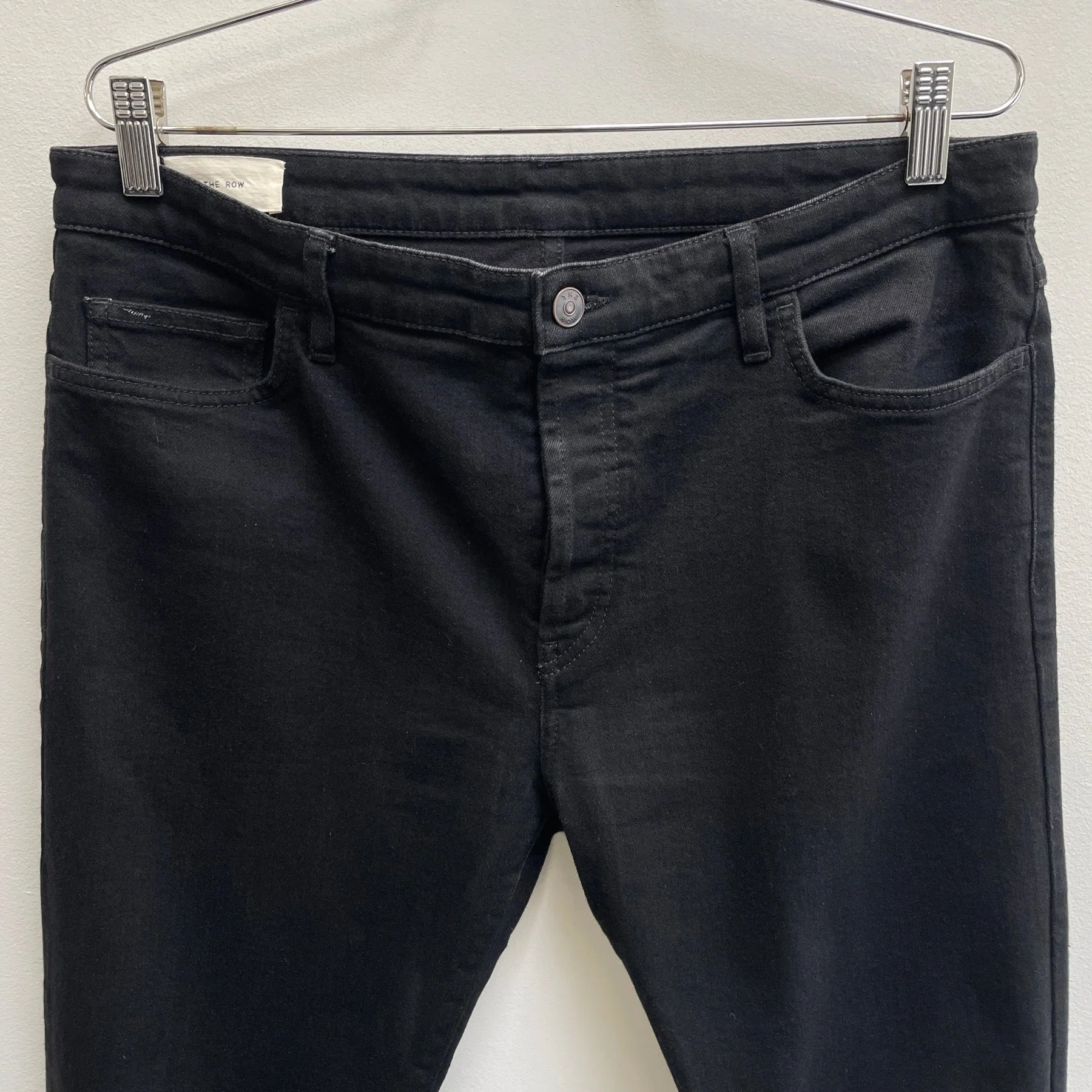 The Row Classic Black Slim Fit Jeans - Image 3