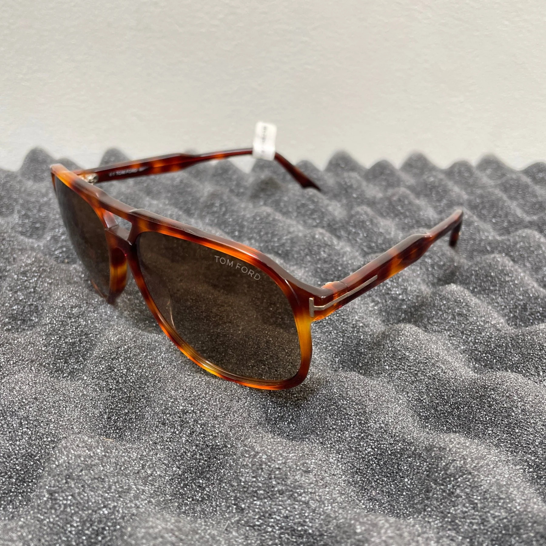 Tom Ford Tortoise Shell Aviator Sunglasses - Image 3