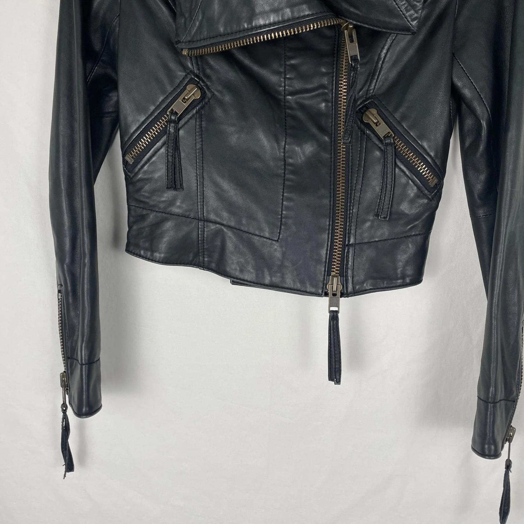 Vivienne Westwood Cropped Biker Jacket - Image 6