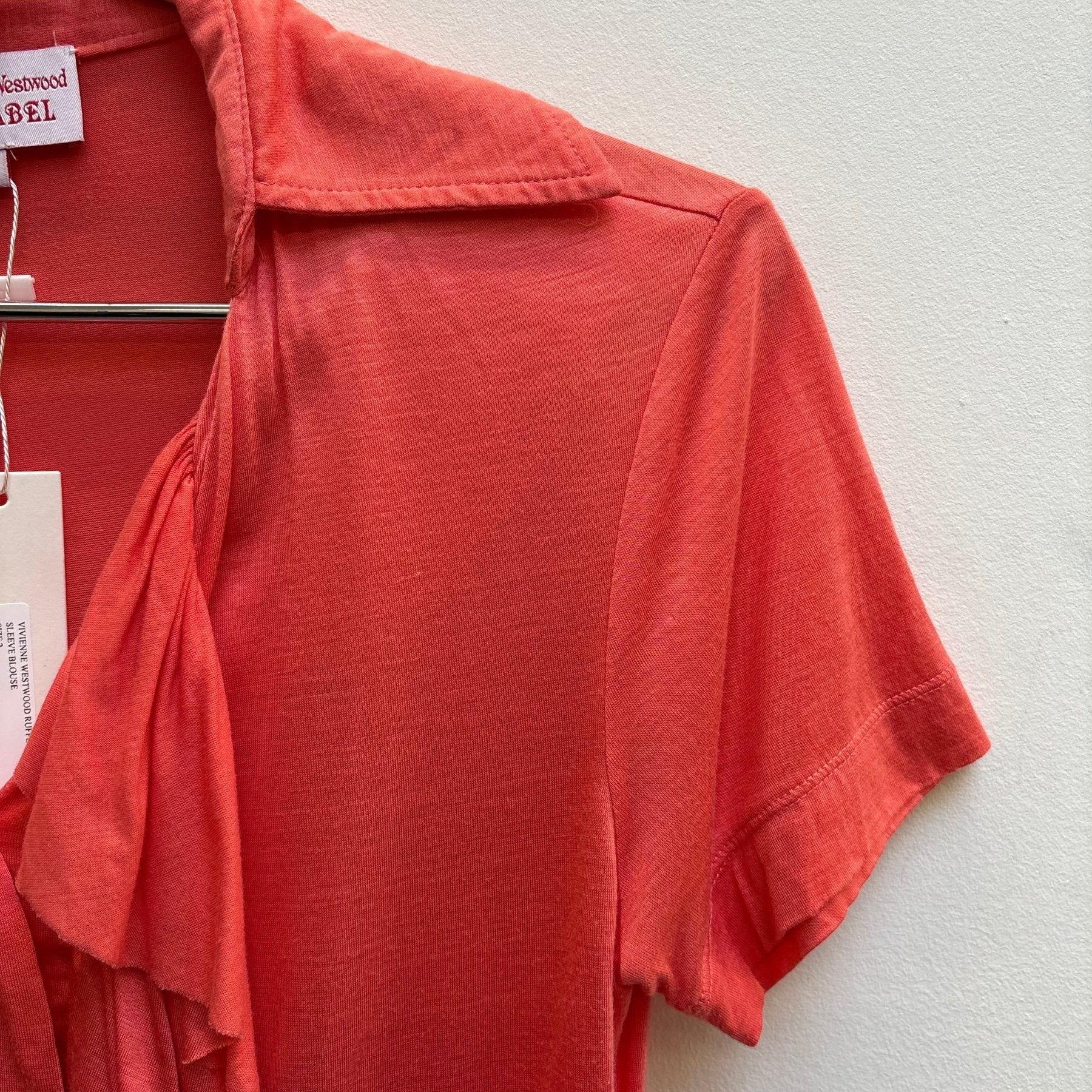 Vivienne Westwood Ruffle Short Sleeve Blouse - Image 5
