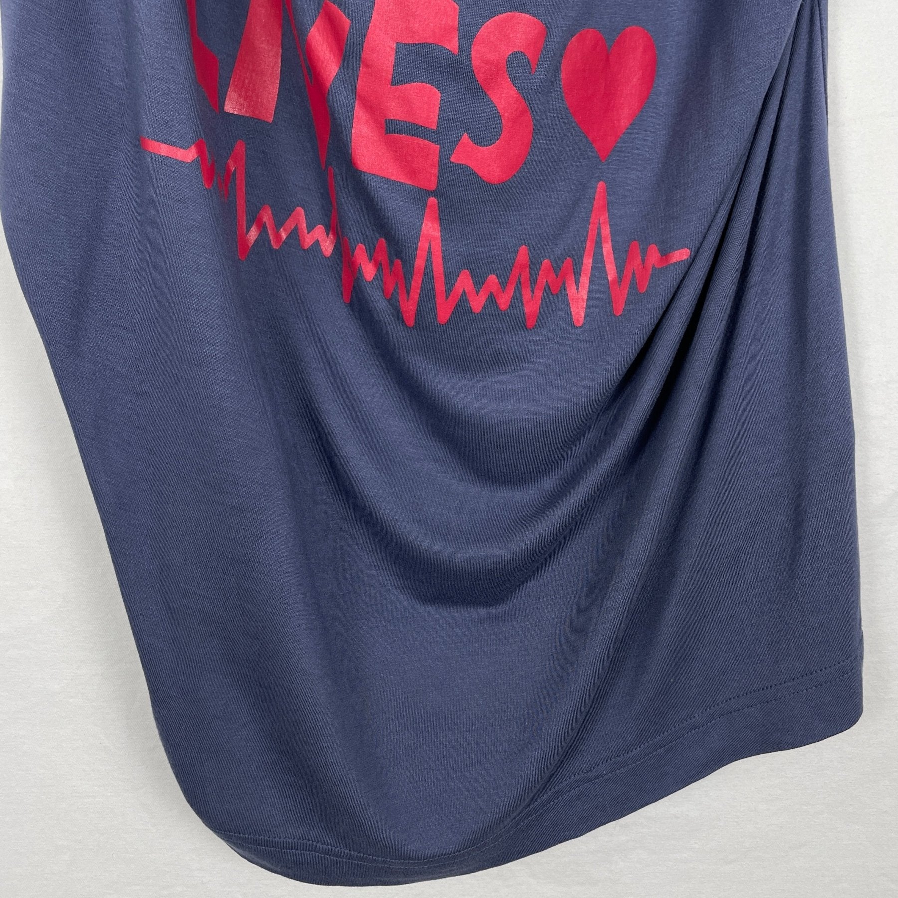 Vivienne Westwood "Trees Save Lives" Shawl Neck Tee - Image 4