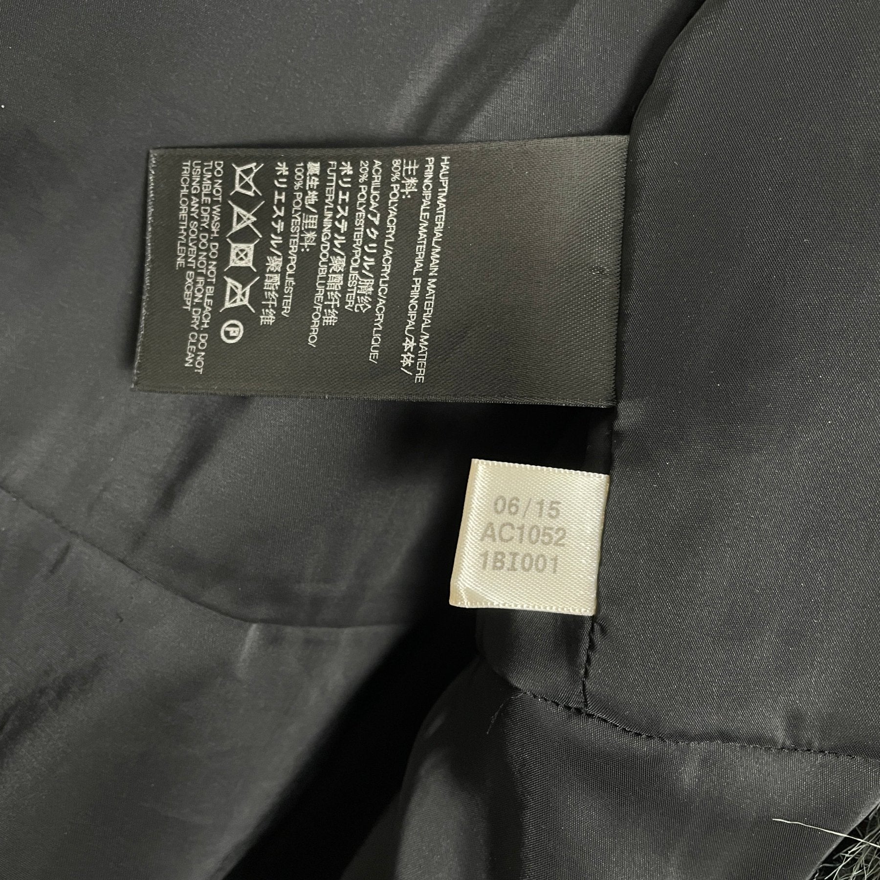 Y-3 Yohji Yamamoto Faux Fur Cape - Image 7