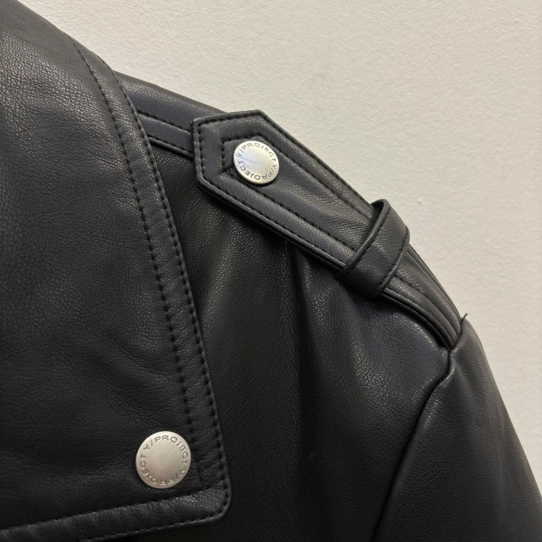 Y/Project Oversized Motorcycle Jacket - Image 3