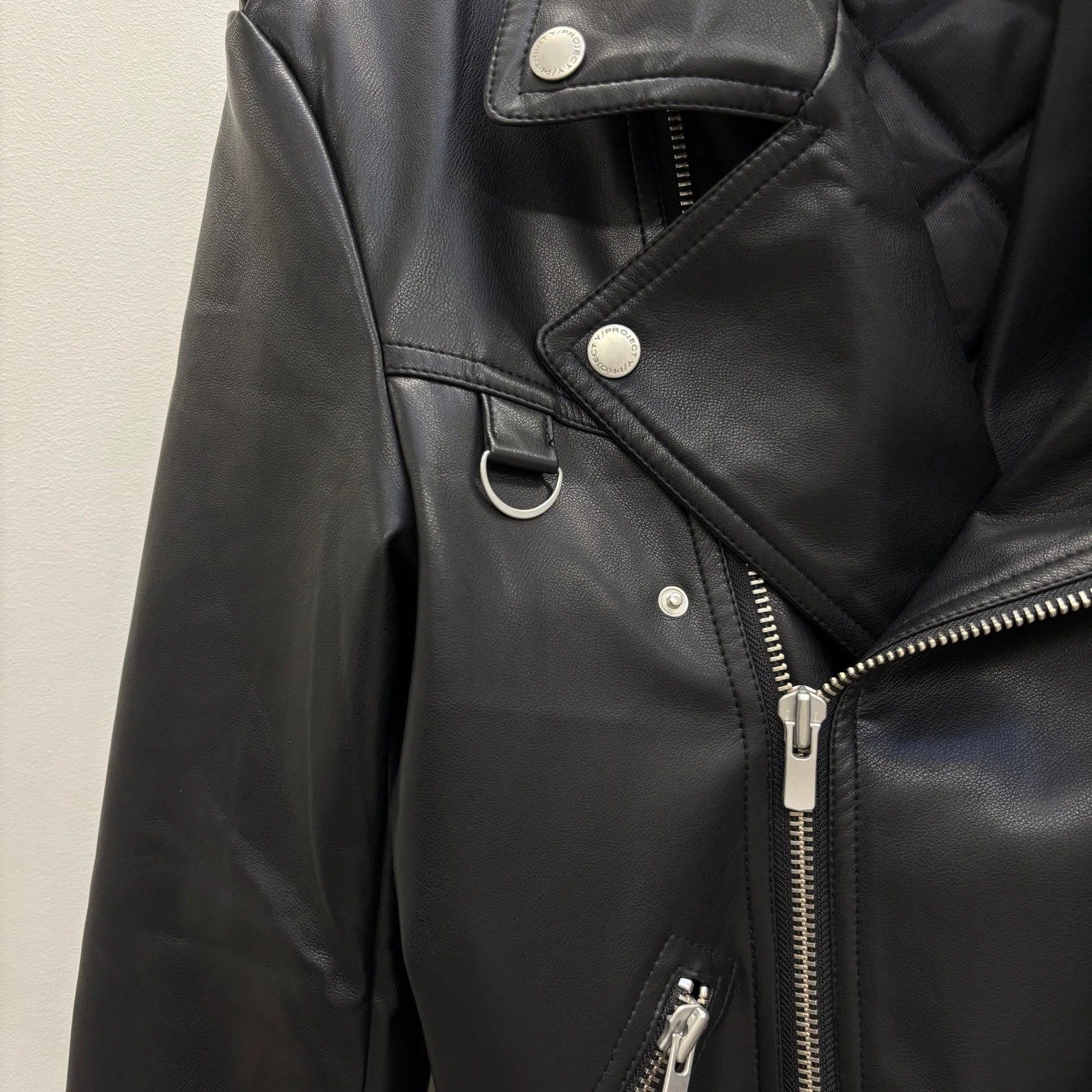 Y/Project Oversized Motorcycle Jacket - Image 4