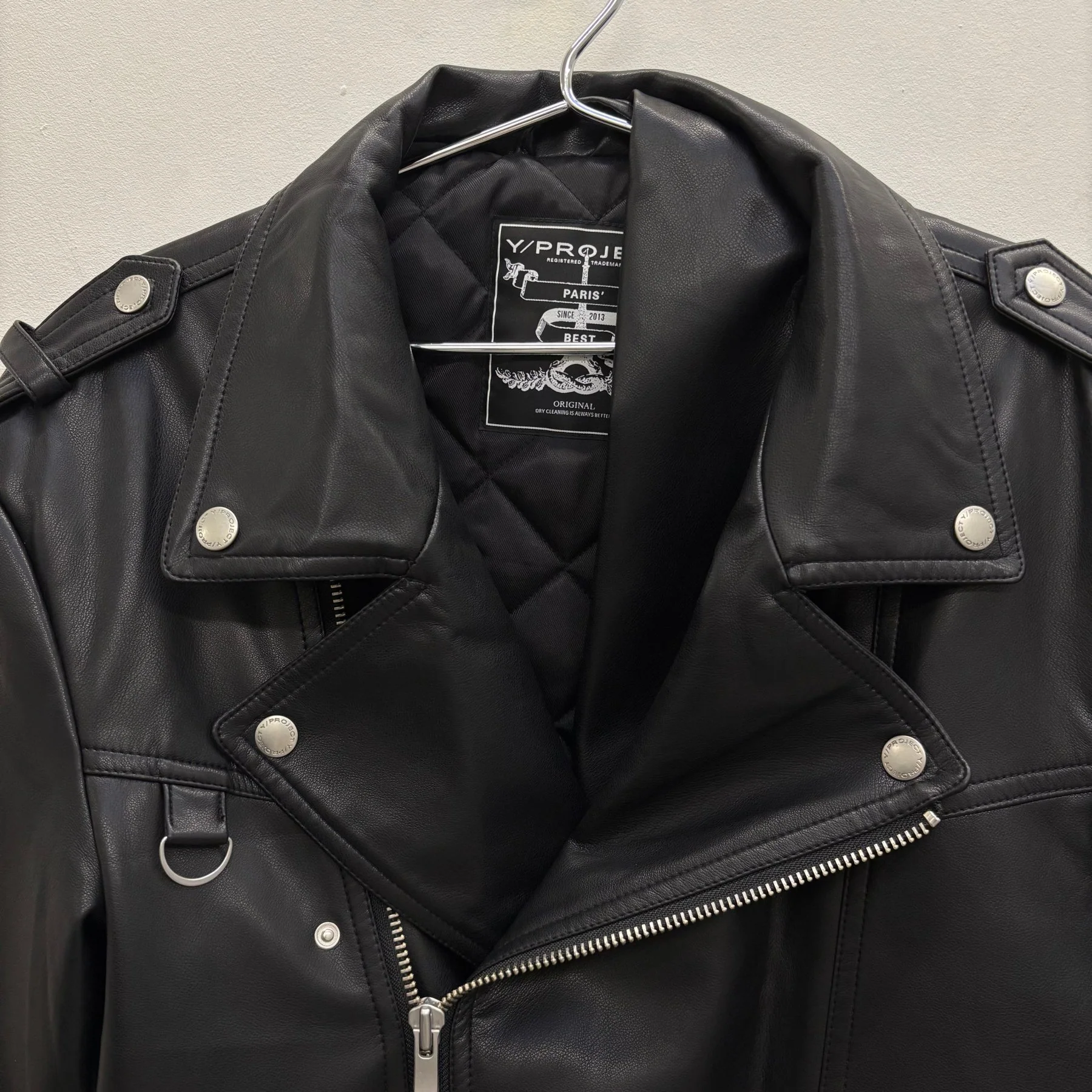 Y/Project Oversized Motorcycle Jacket - Image 6