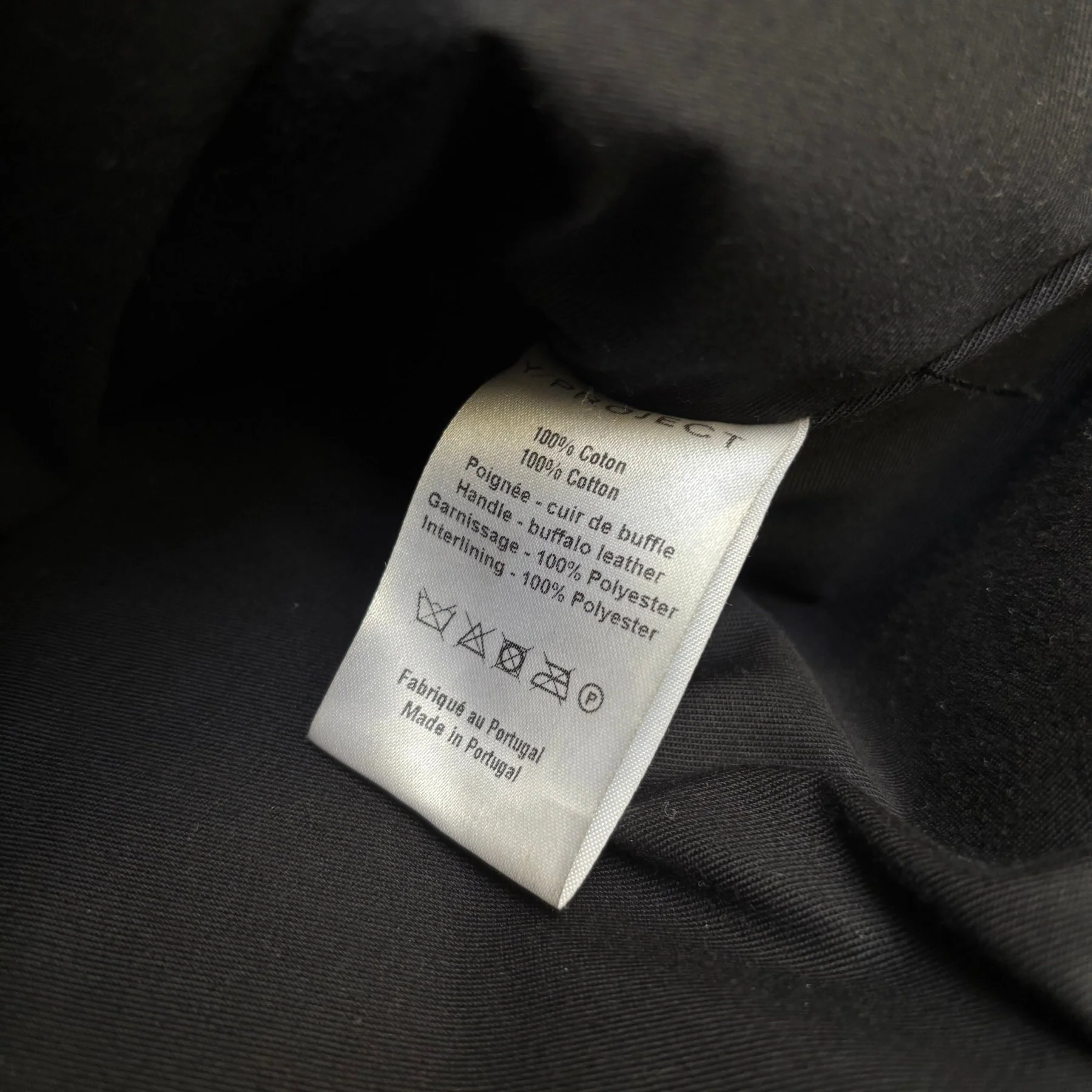 Y/Project Paris’ Best Distressed Denim Tote Bag - Image 16