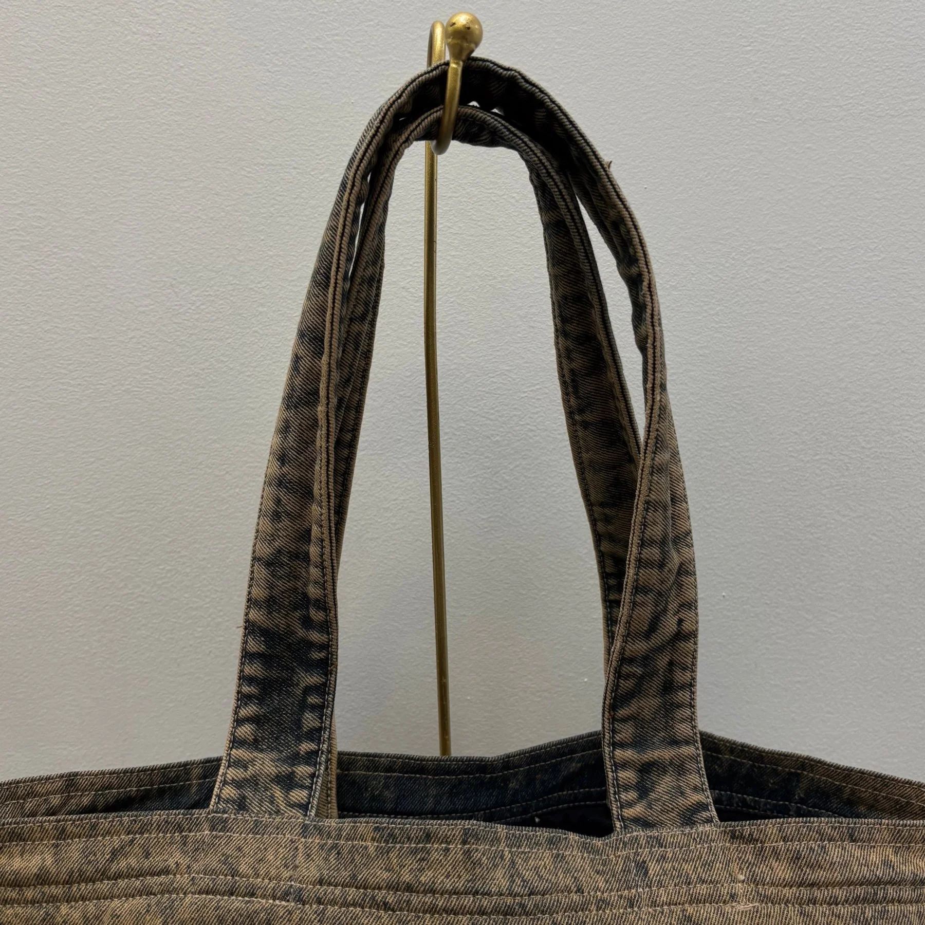 Y/Project Paris’ Best Distressed Denim Tote Bag - Image 8