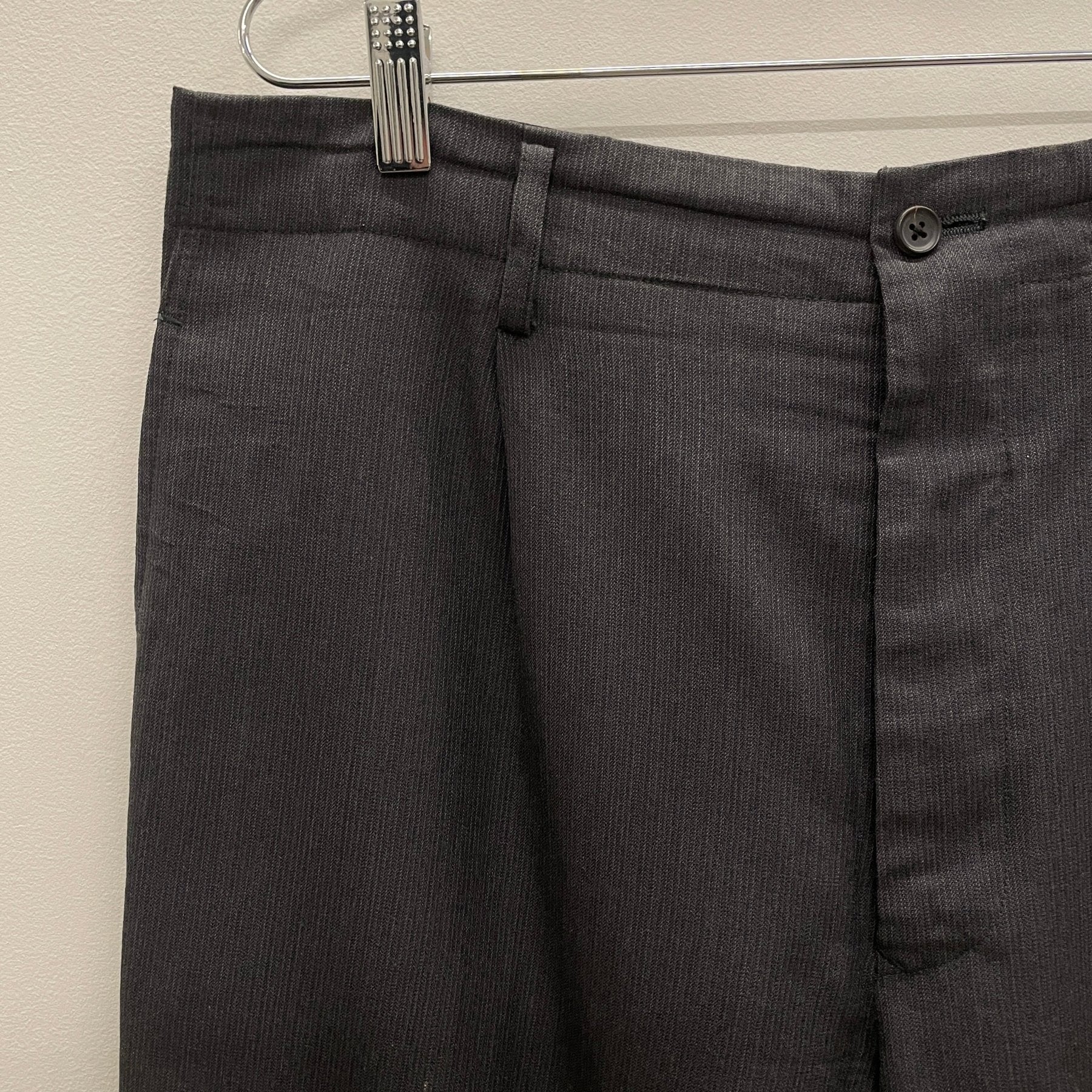 Yohji Yamamato Costume D'Homme Striped Dress Pants - Image 6