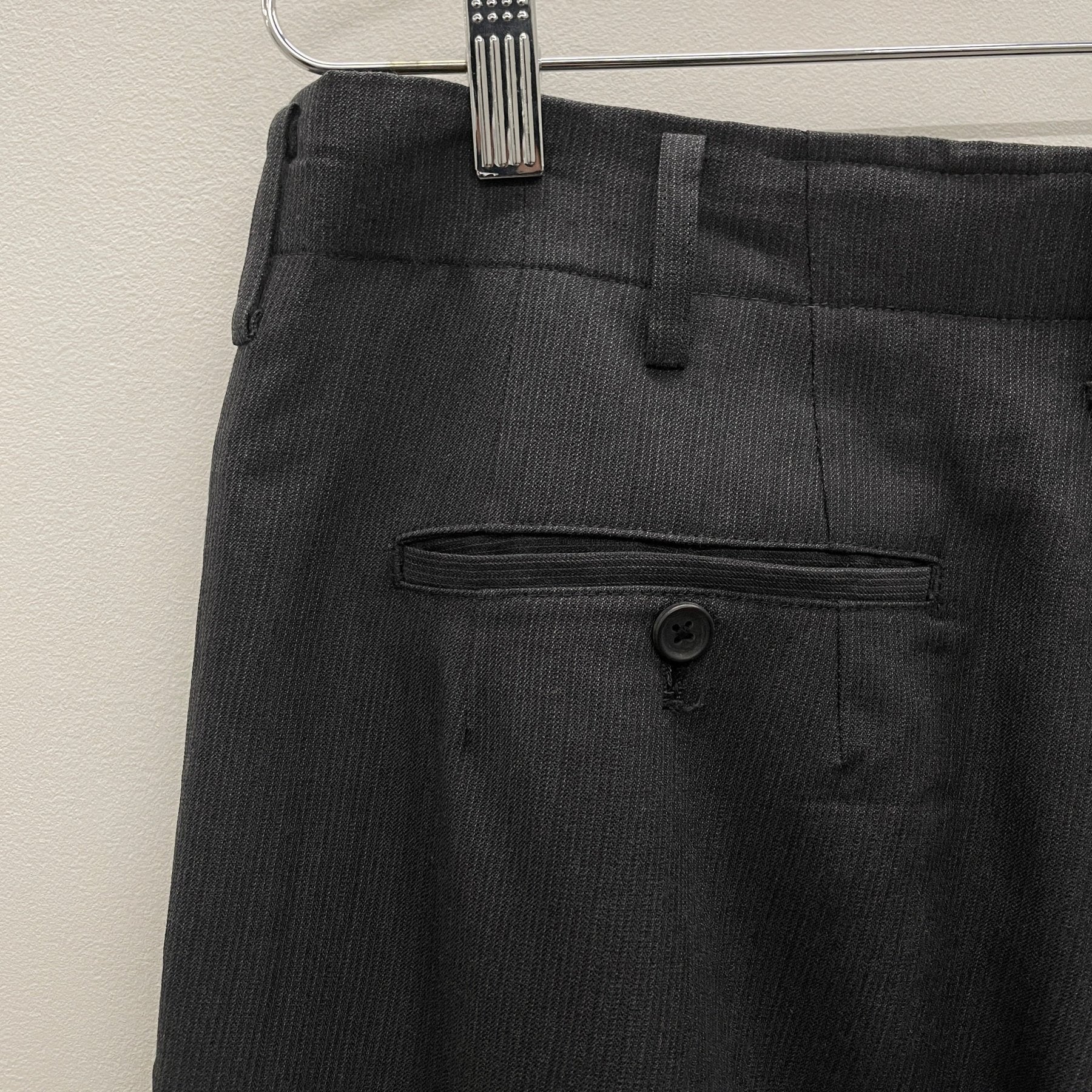Yohji Yamamato Costume D'Homme Striped Dress Pants - Image 8