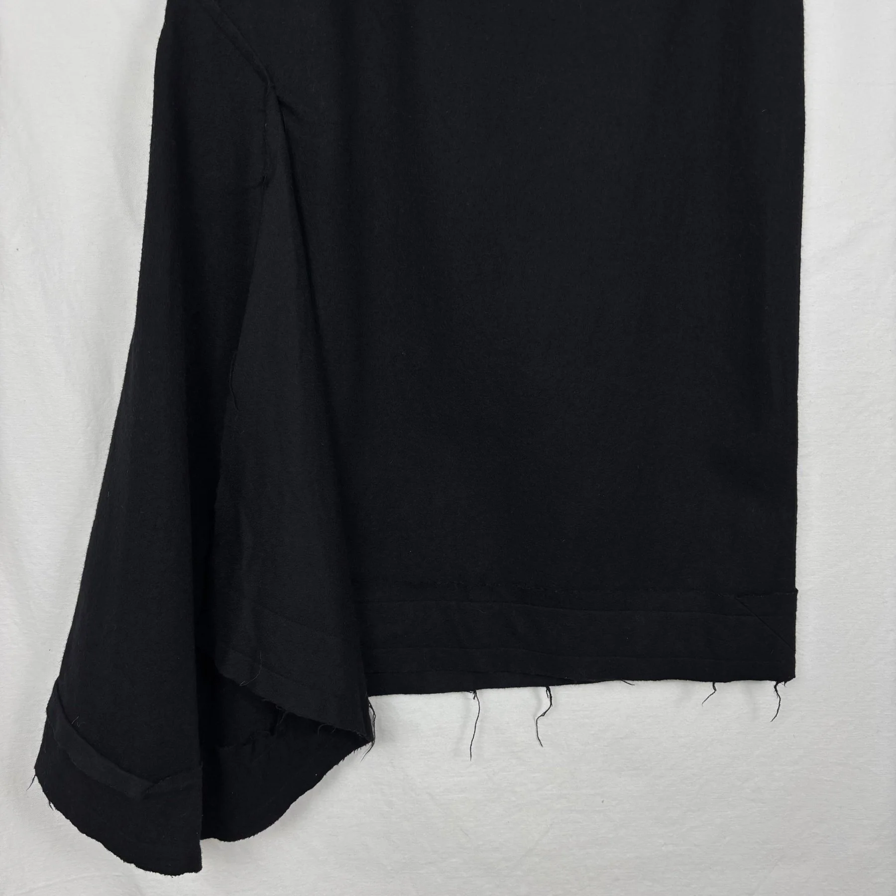 Yohji Yamamoto Wool Asymmetric Skirt - Image 6
