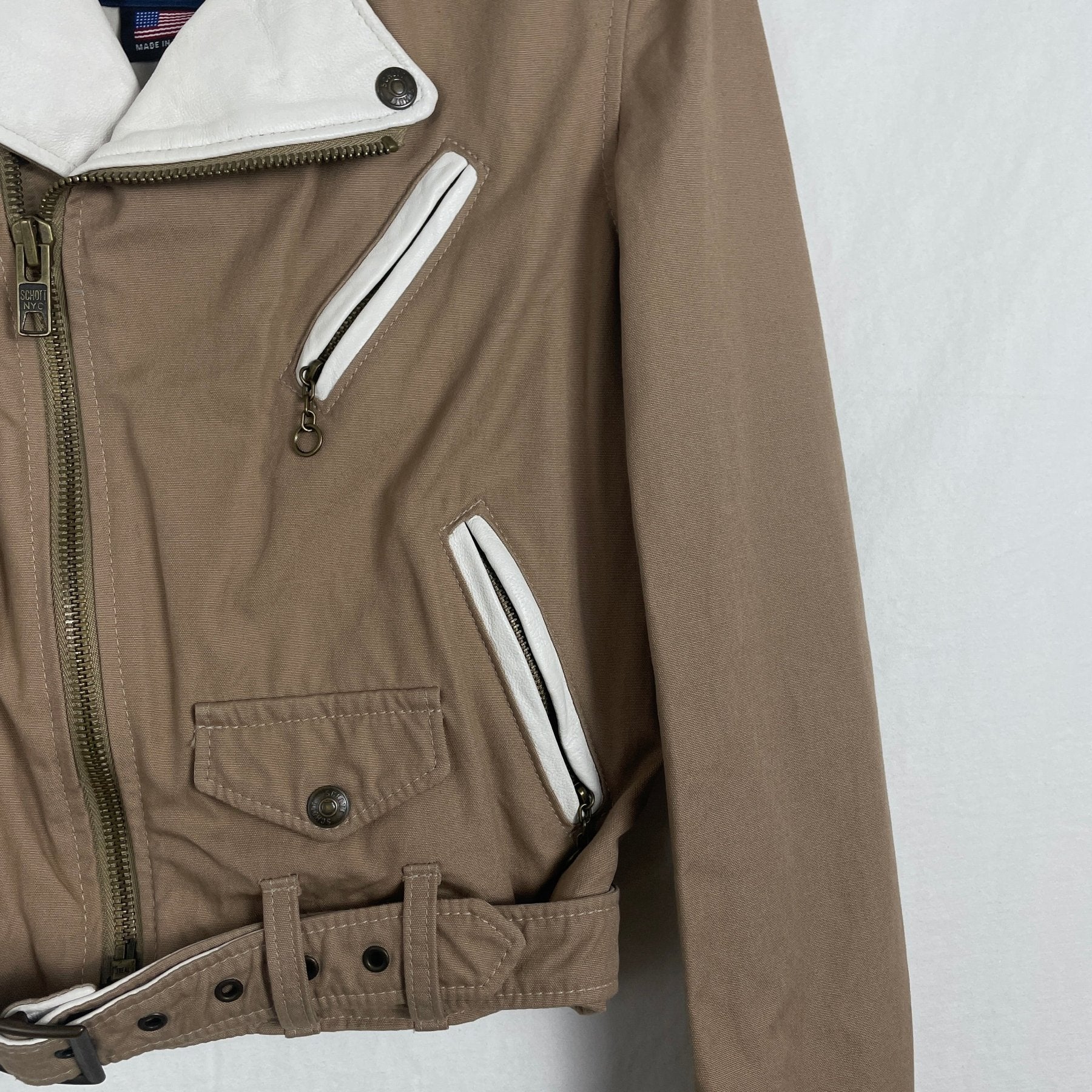 Yohji Yamamoto X Schott Nyc Biker Jacket - Image 5