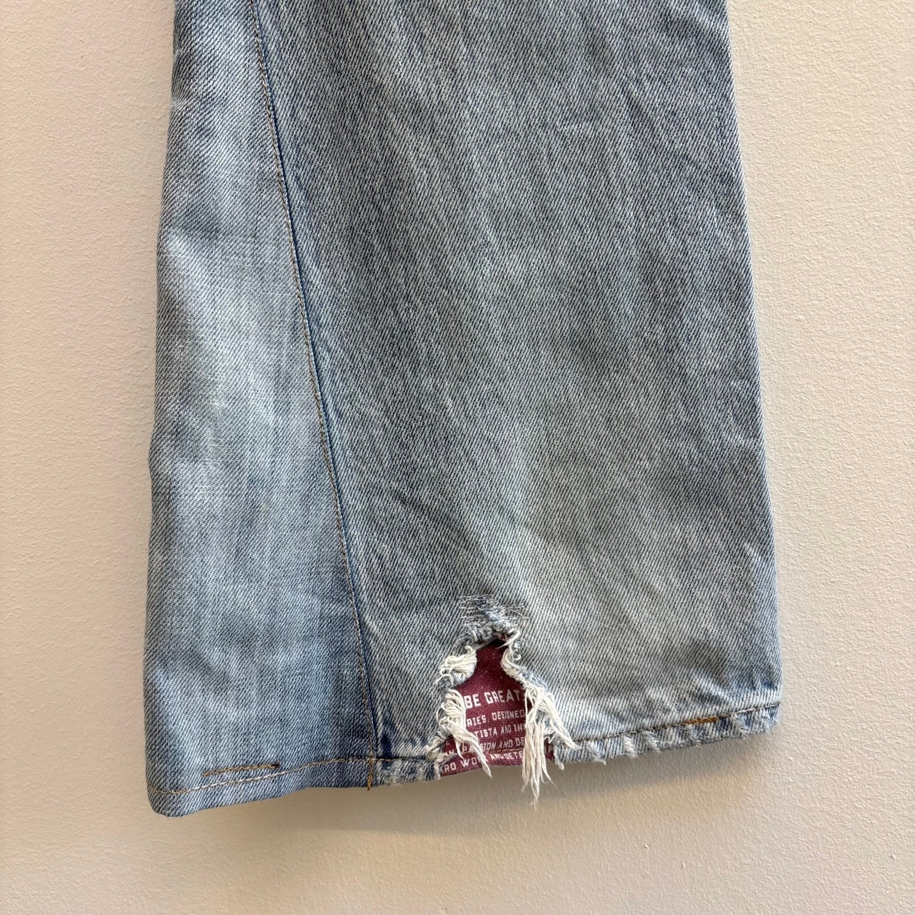 SS21 Yves Saint Laurent Bootleg Light Wash Jeans (altered) - Image 12