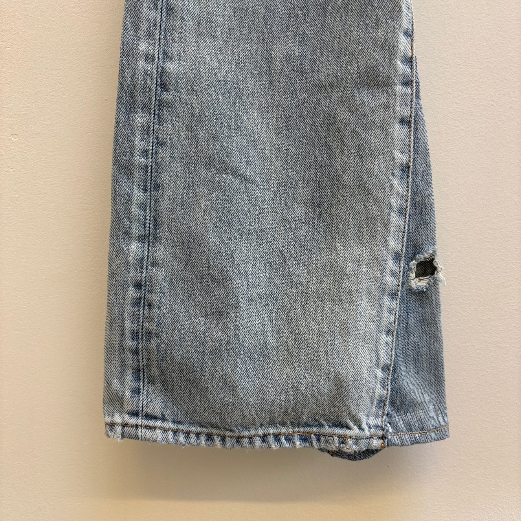 SS21 Yves Saint Laurent Bootleg Light Wash Jeans (altered) - Image 7