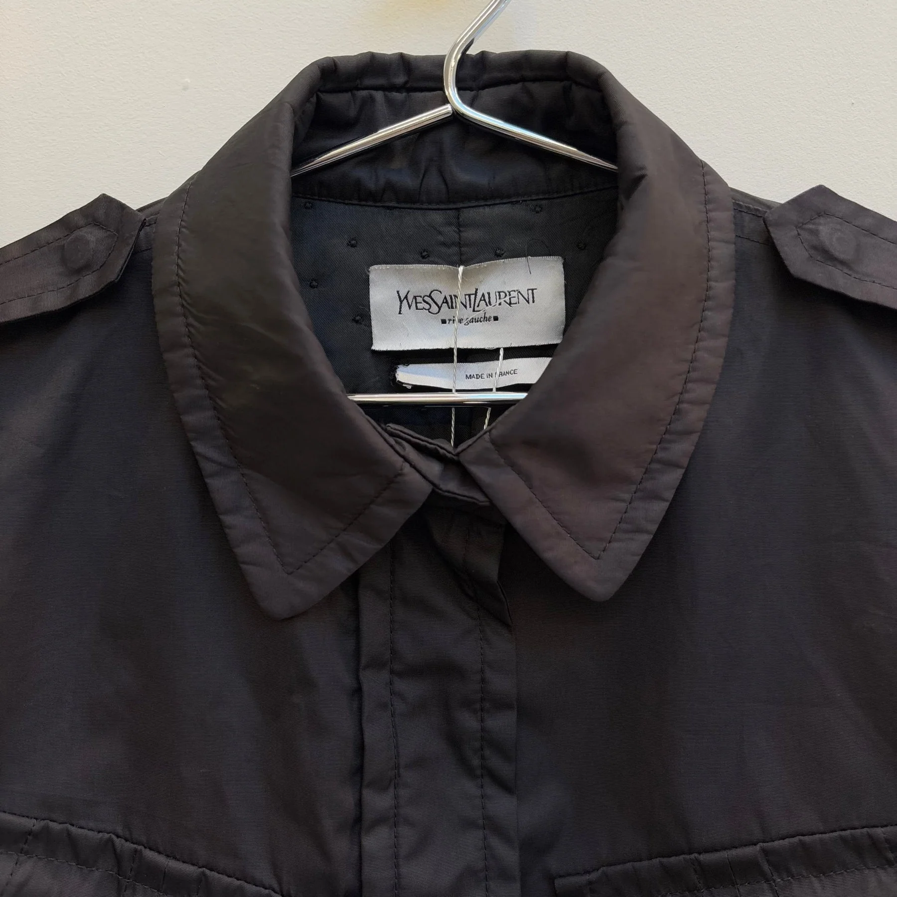 Yves Saint Laurent By Tom Ford Nylon Military Jacket - Image 3